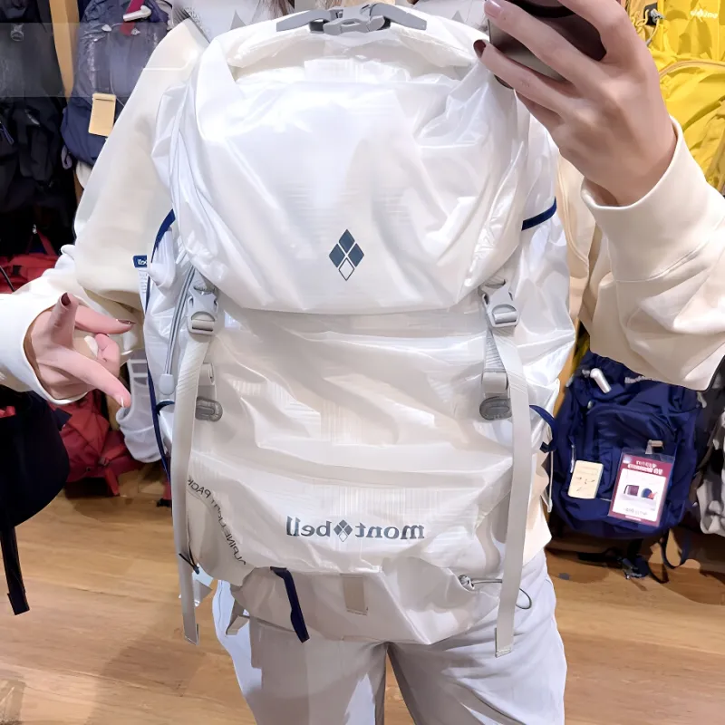 MONTBELL Nylon Outdoor Mountaineering Bag Backpack Regular Women's White-3
