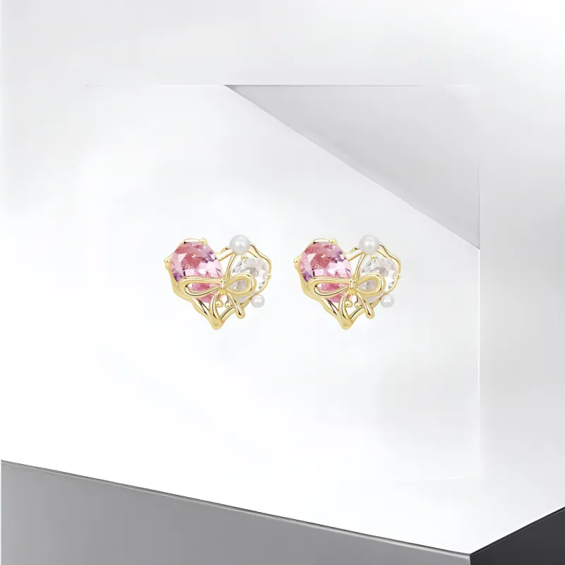 Universe Search S925 Silver Stud Earrings Women's-4