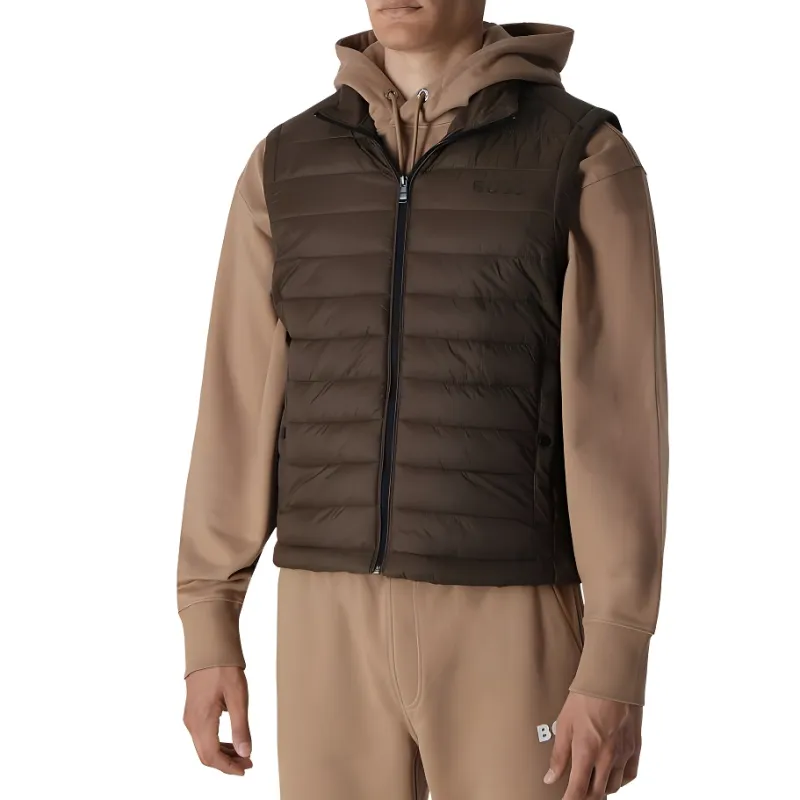 HUGO BOSS Vests Men Green-2