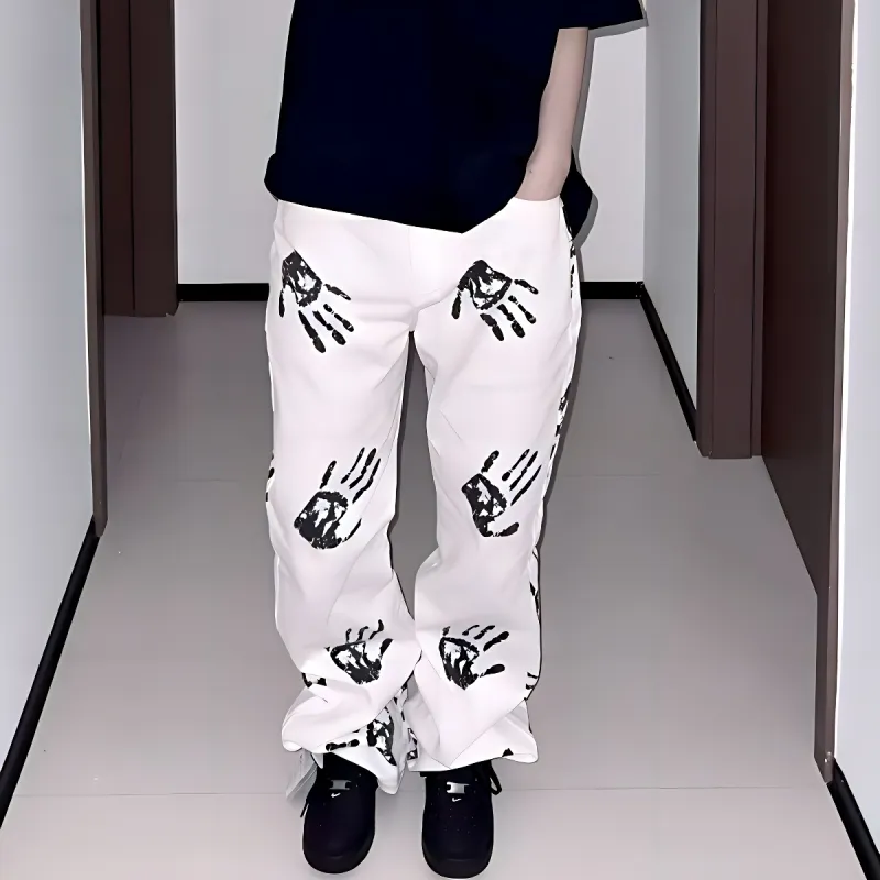 FRQ Jeans Unisex White-3