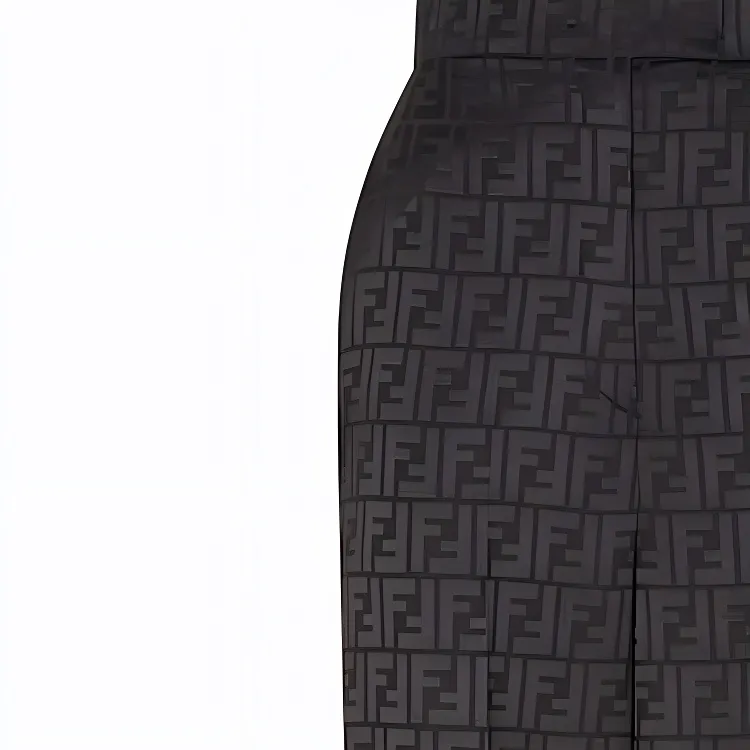 FENDI Ff Motif Wide-Leg Pants-2
