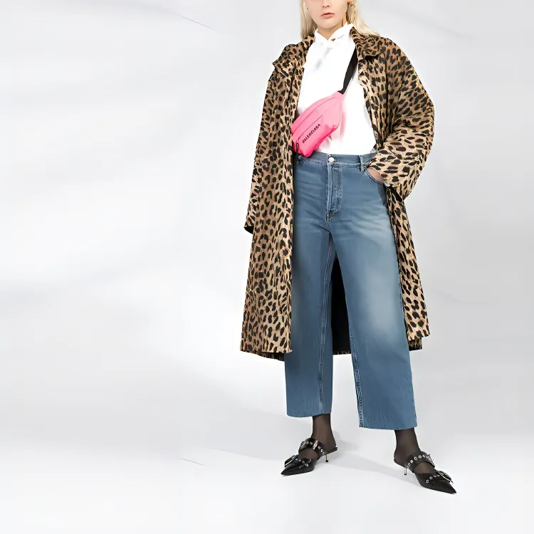 Balenciaga Jeans Women's Dark Blue-1