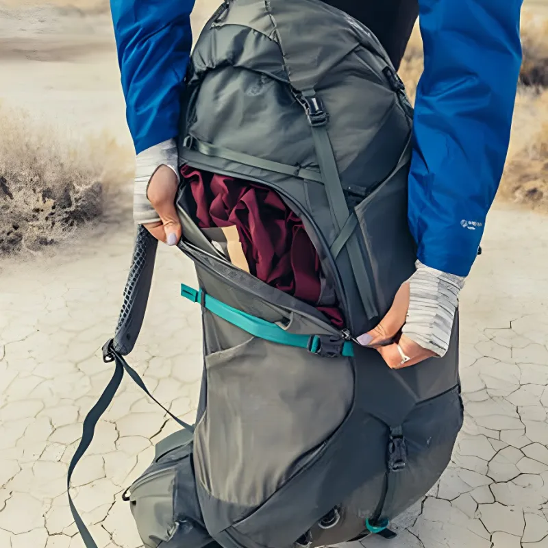 GREGORY 45L Outdoor Bags Nylon Helium Gray Women's-4