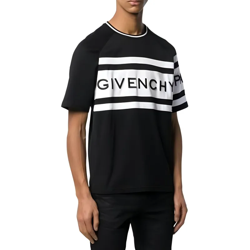 Givenchy Slim Fit Givenchy Band T shirt-1