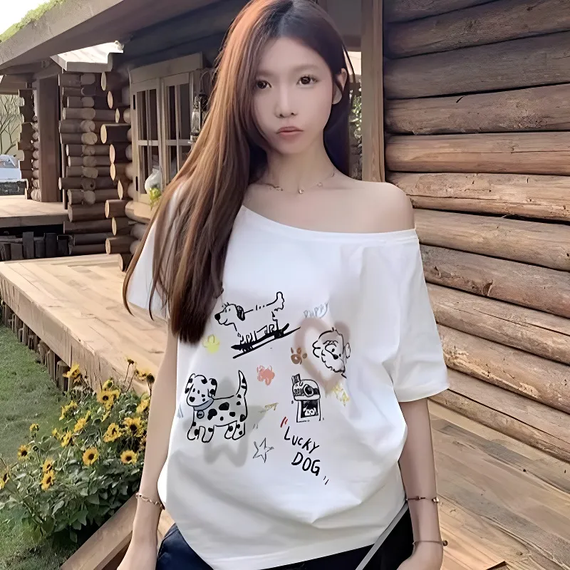 KYKW T Shirts Women's White-3