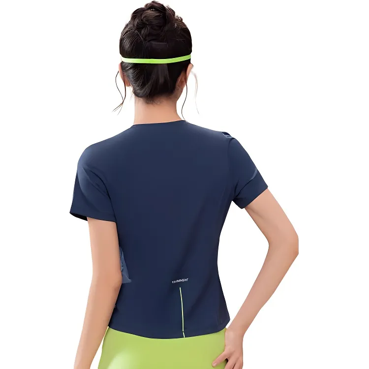 361° Yoga T Shirt Women's Navy Blue-1