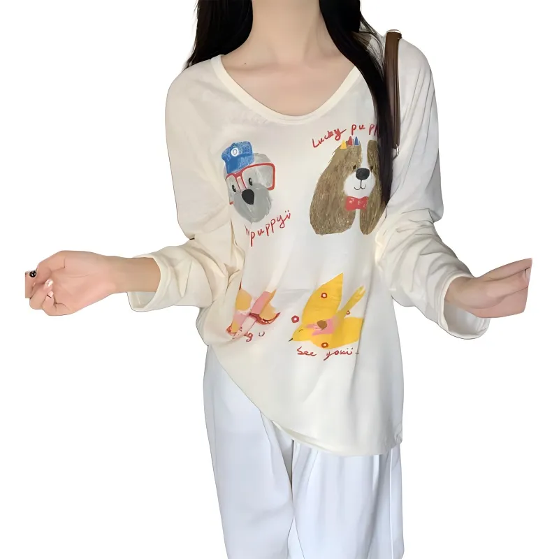 The Temptation Of The Muse T Shirt Women's Apricot-1