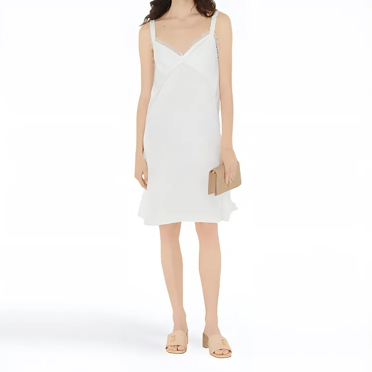 Burberry Slip Dresses Women's White-1