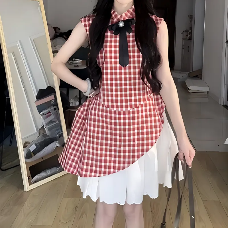 Si Bei'er Sleeveless Dress Women's-2