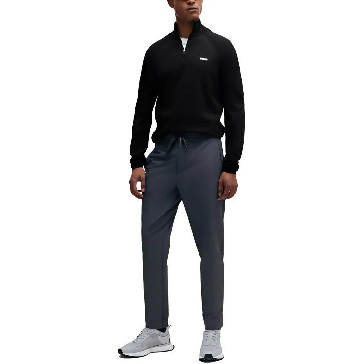 HUGO BOSS Half Zip Knitted Jumper-1