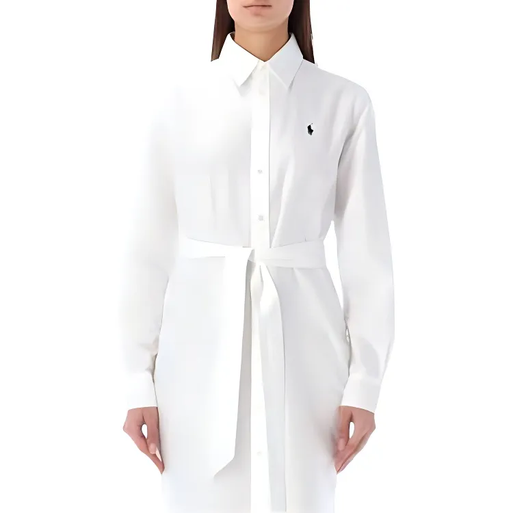 Polo Ralph Lauren Belted Oxford Shirtdress-2