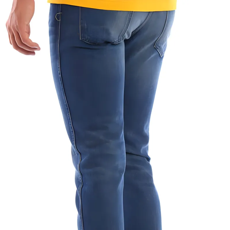 GUCCI Jeans Men Blue-6