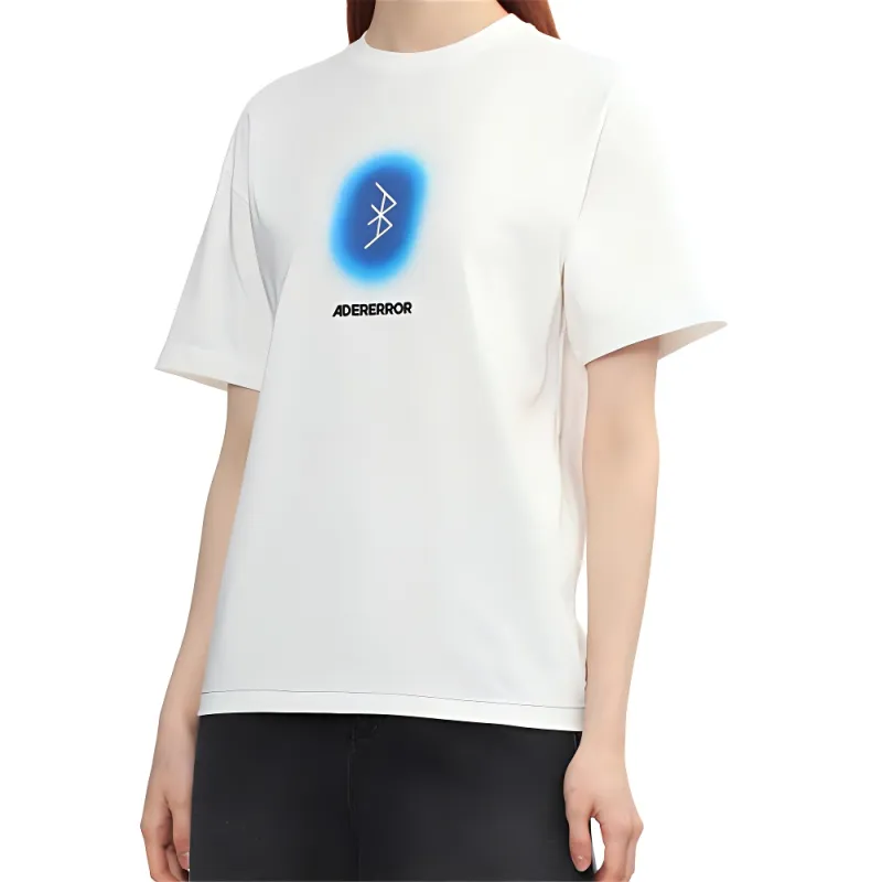 ADER ERROR Semi Oversized Fit T Shirt 'Off White'-3