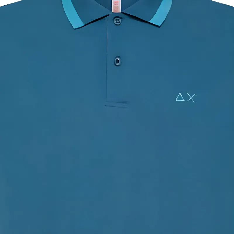 SUN68 Polo Shirt Men's Dark Blue-2