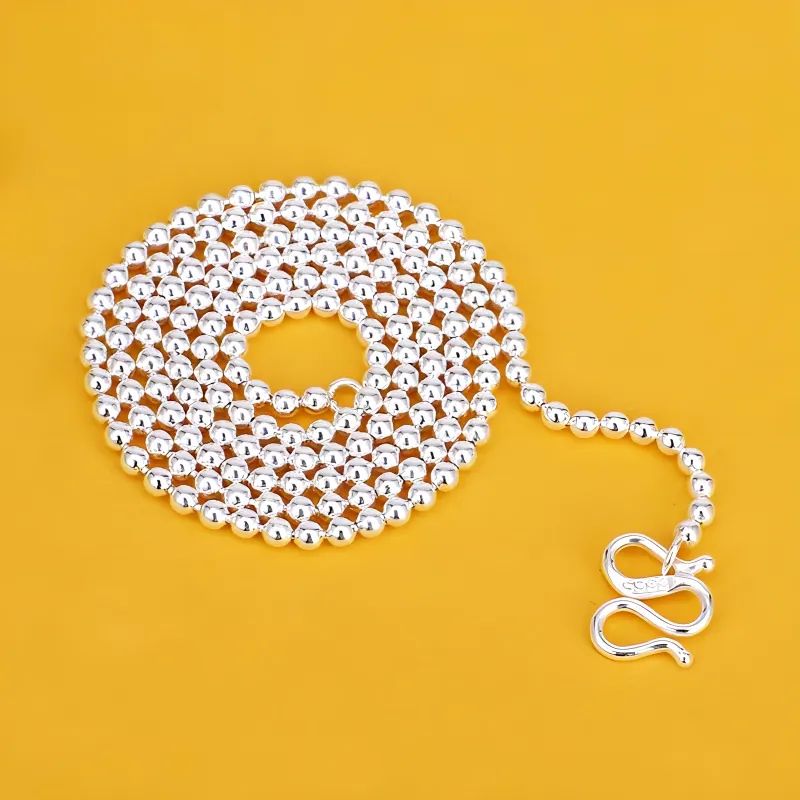 UZIID Sterling Silver Necklaces Unisex-4