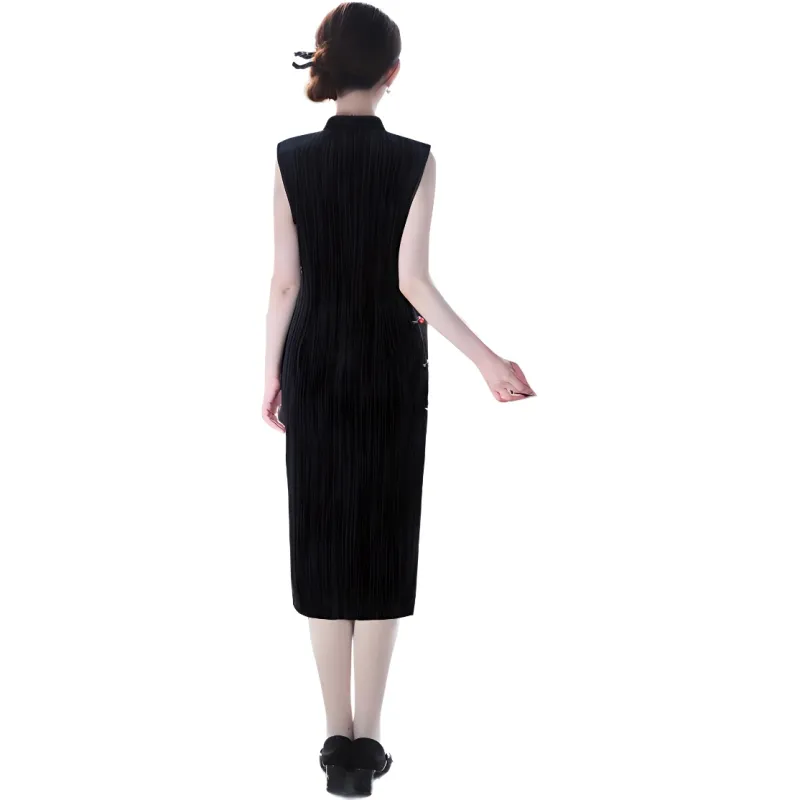 ENEESSI Cheongsams Women's Black-1
