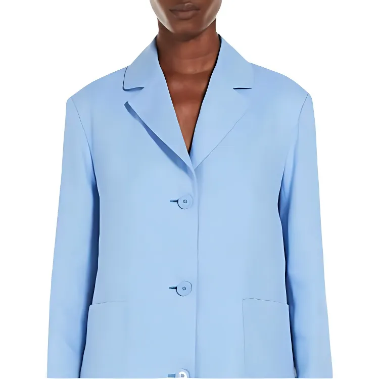 'S MAX MARA Jackets & Coats Women's Blue-3