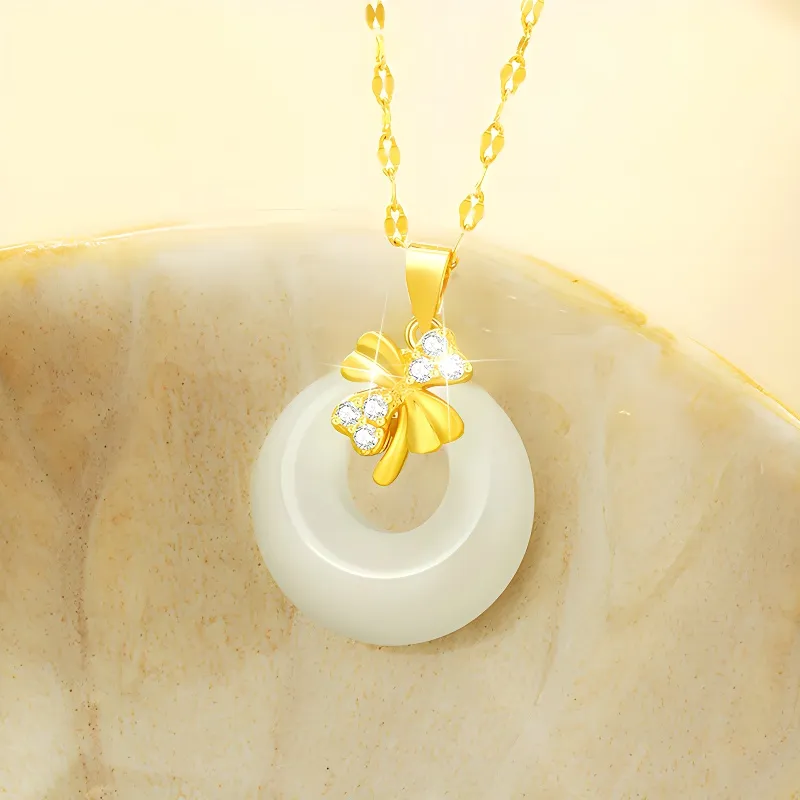Bear Silversmith Chalcedony Necklaces Women's-4