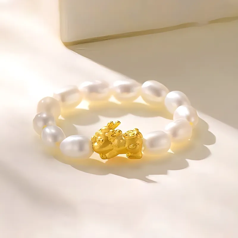 SINO GEM Pearl Rings Women's-1