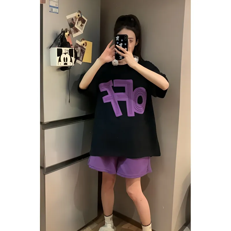 Kele Coco Drop Shoulder Sleeve T Shirt Women's-2
