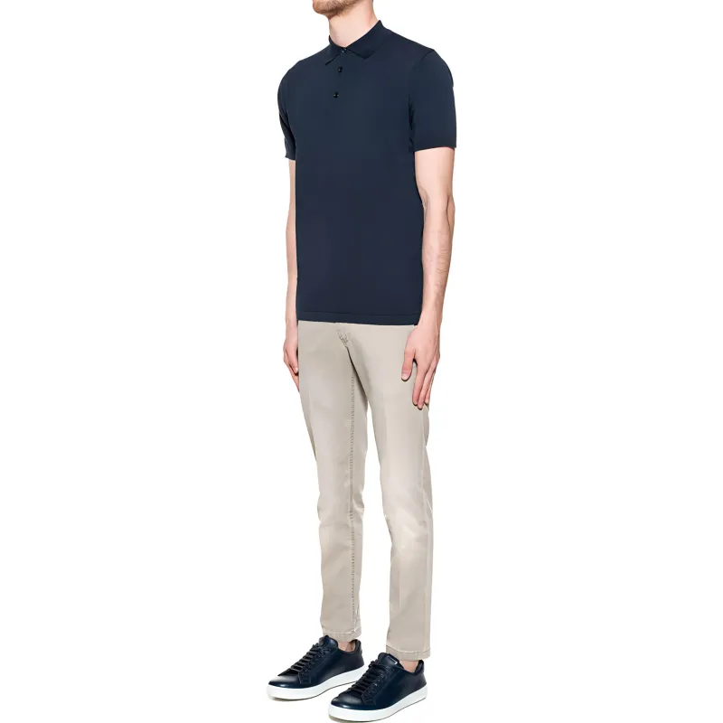 ASPESI Classic Short Sleeved Polo Shirt-2