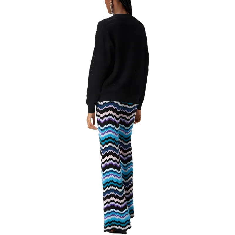 MISSONI Greek Zig Zag Motif Trousers-2