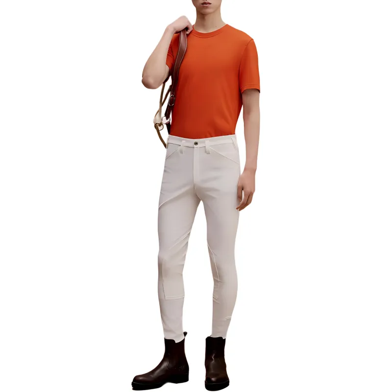 HERMES Equestrian Outfit Men's White-1