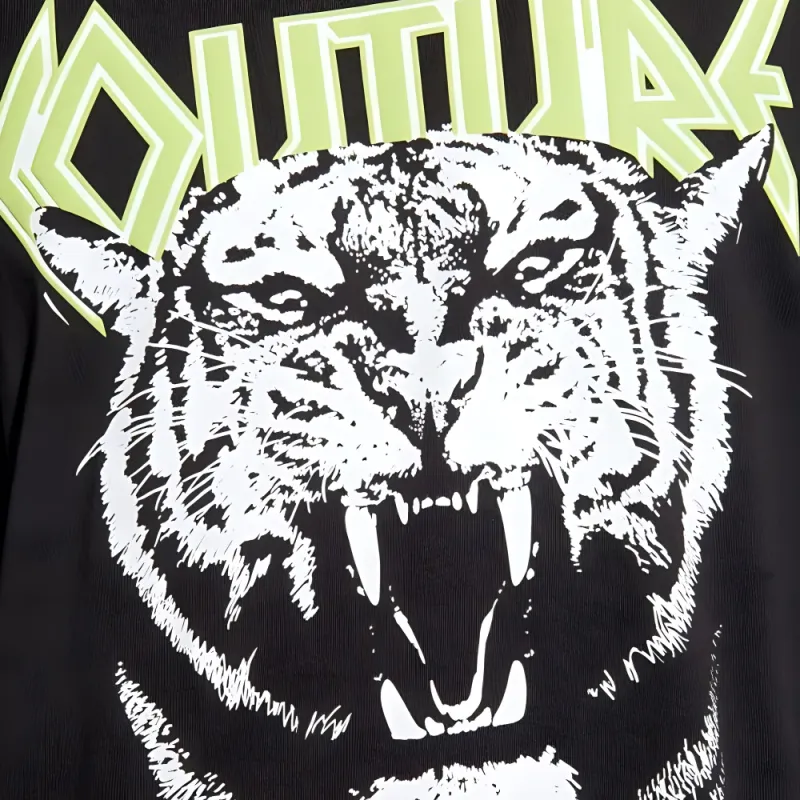 VERSACE JEANS COUTURE Tiger print T shirt-4
