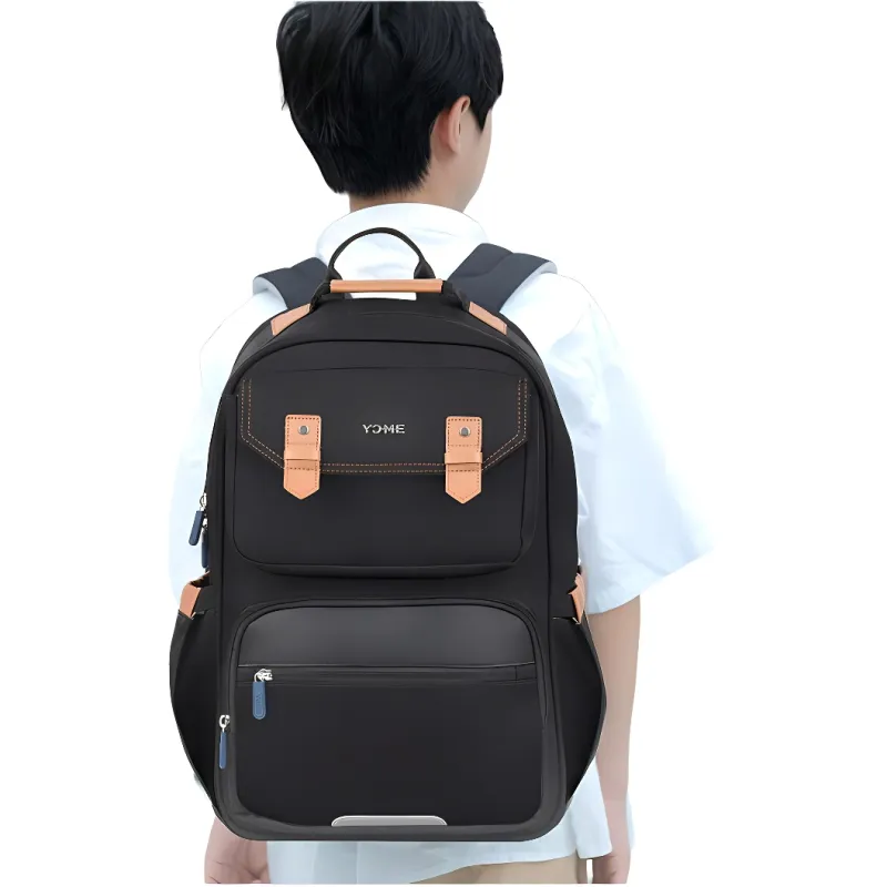 YOME Polyester Student Bag Unisex Multicolor-6