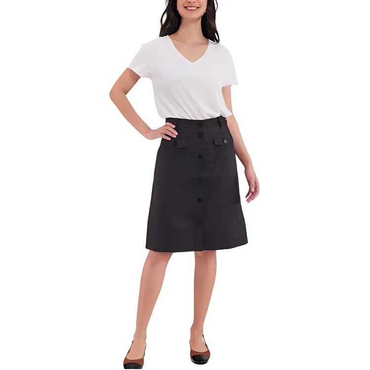 INES DE LA FRESSANGE Casual Long Skirt Women's Black-1