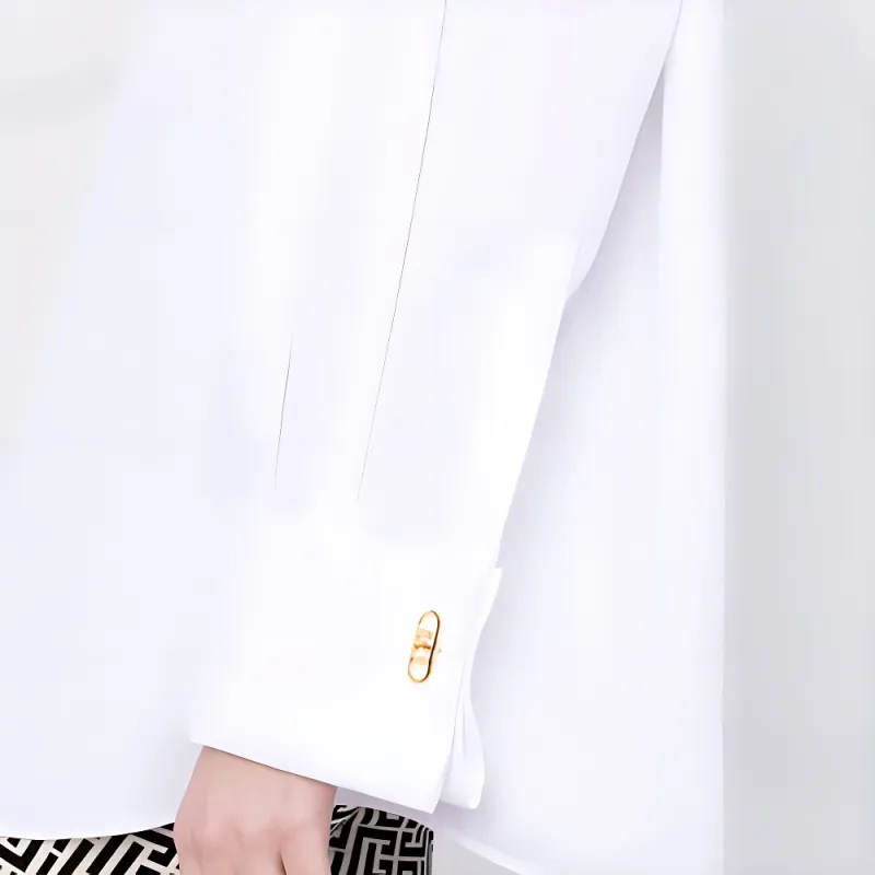 FENDI Shirts Women's White-4