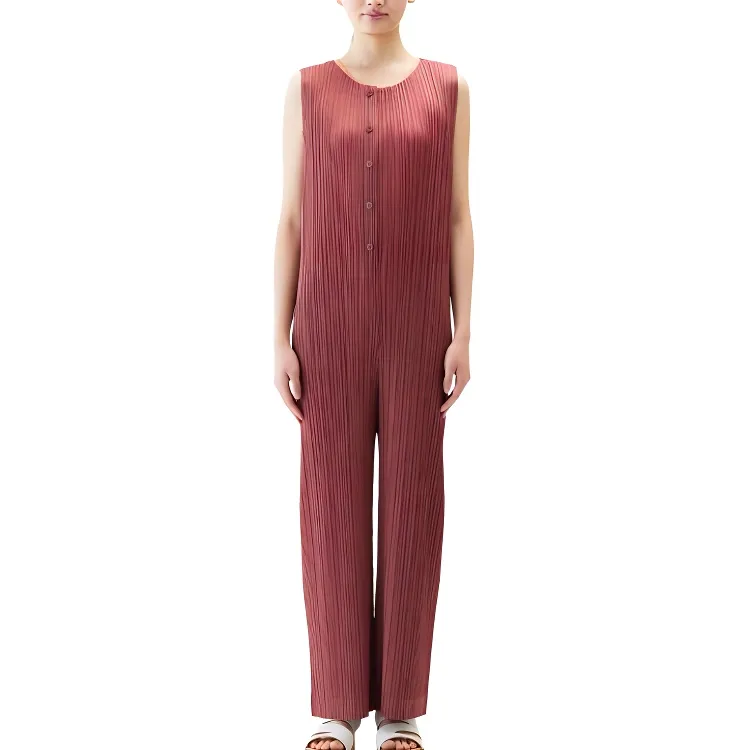 PLEATS PLEASE ISSEY MIYAKE Jumpsuit Women's Red-1