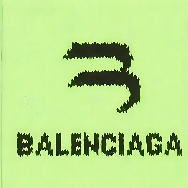 Balenciaga B Tennis Socks 'Grass Green/Black'-1