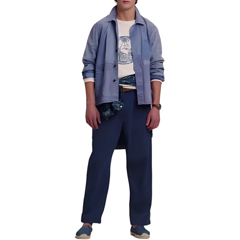 Polo Ralph Lauren SS25 Casual Pants Men's Royal Blue-4
