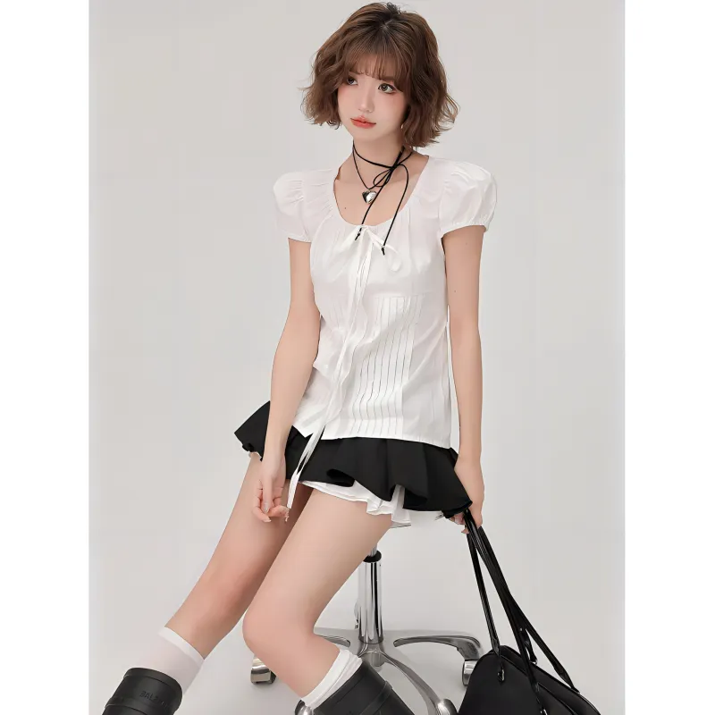 SLEEP AT 11 T Shirts Women's White-3