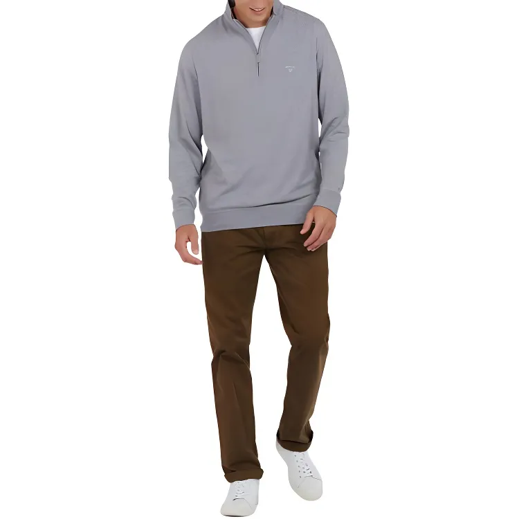 BARBOUR Batten Half Zip Sweatshirt Men's Gray-1