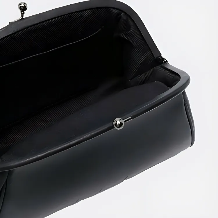 Yohji Yamamoto Leather Crossbody Bag Mini Women's Black-4