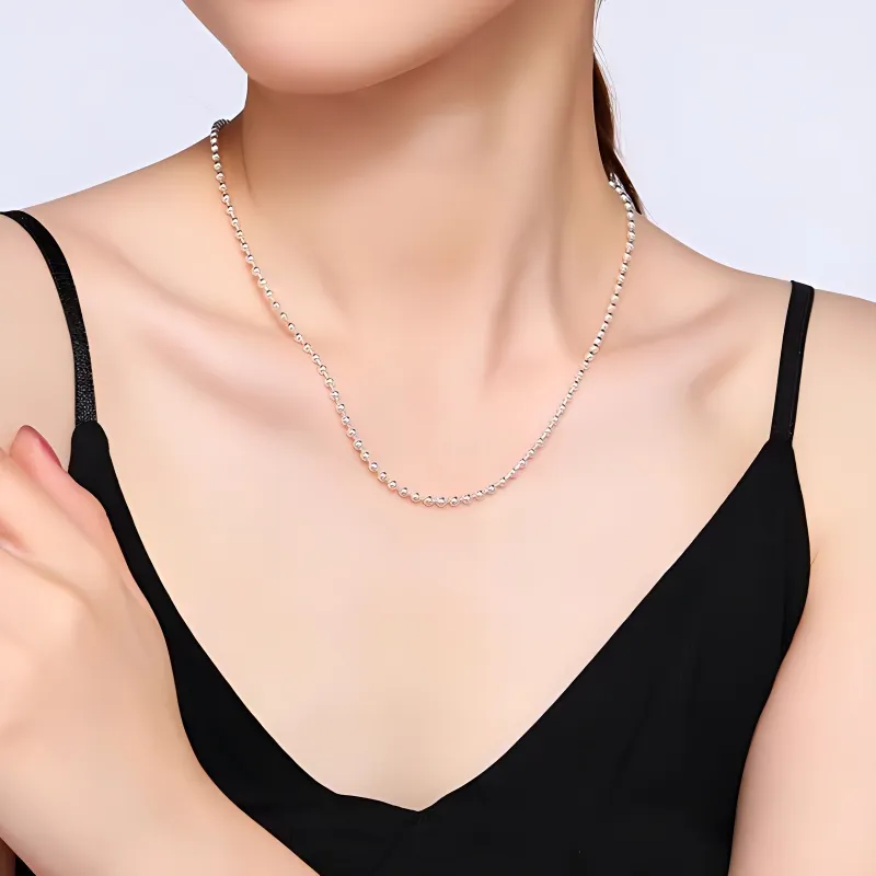 UZIID Sterling Silver Necklaces Unisex-3
