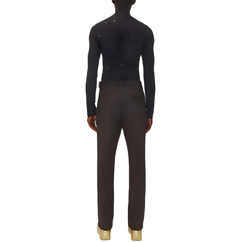 Bottega Veneta Casual Pants Men Chocolate-2