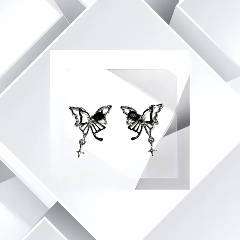 Universe Search S925 Silver Stud Earrings Women's-4