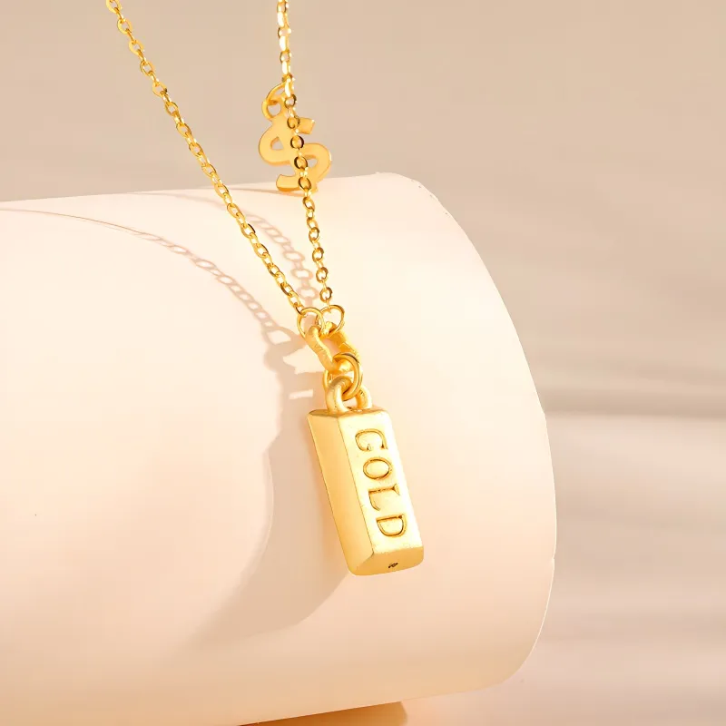 UZIID 925 Sterling Silver Necklaces Women's Gold-3