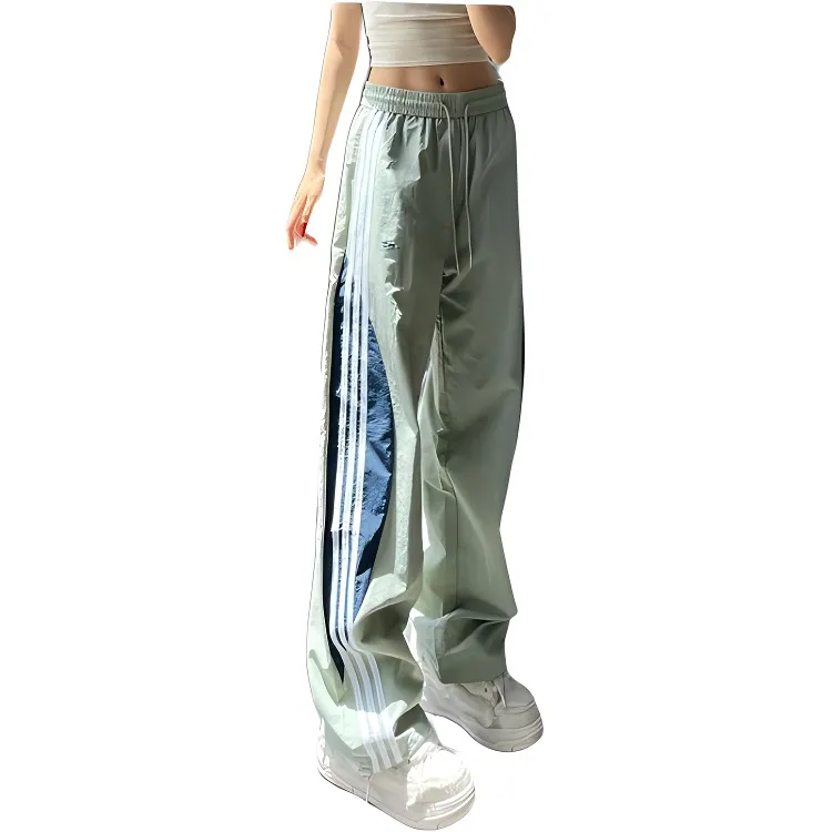 DARK HORSE Casual Pants Unisex Pea Green-4