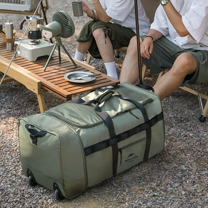 NATUREHIKE 1 Outdoor Bags Polyester Black/Olive Green Men's-3