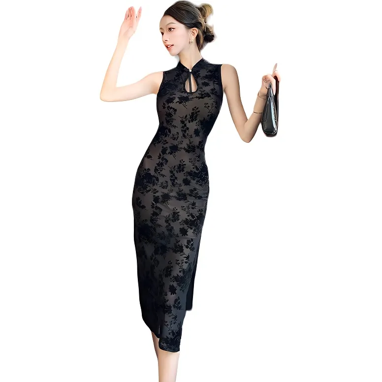 XIANSINIAO Sleeveless Dress Women's-2