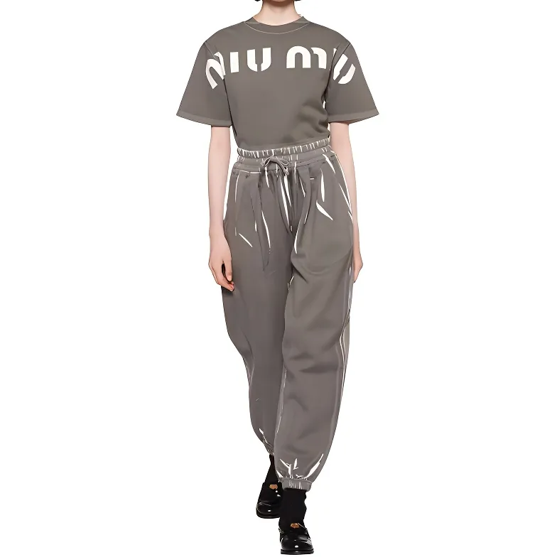 MIU MIU T Shirts Women's Brown-2