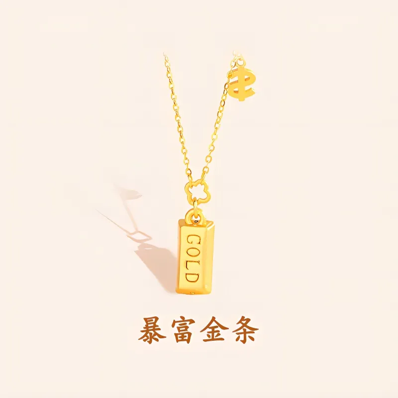 UZIID 925 Sterling Silver Necklaces Women's Gold-1