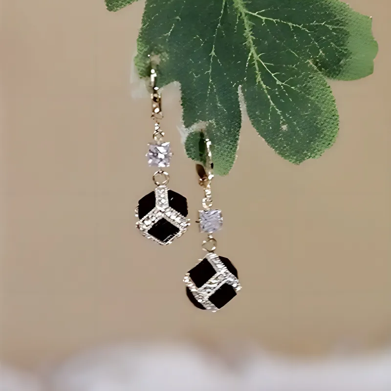 Zoo Jewel Alloy Earrings Women's-5