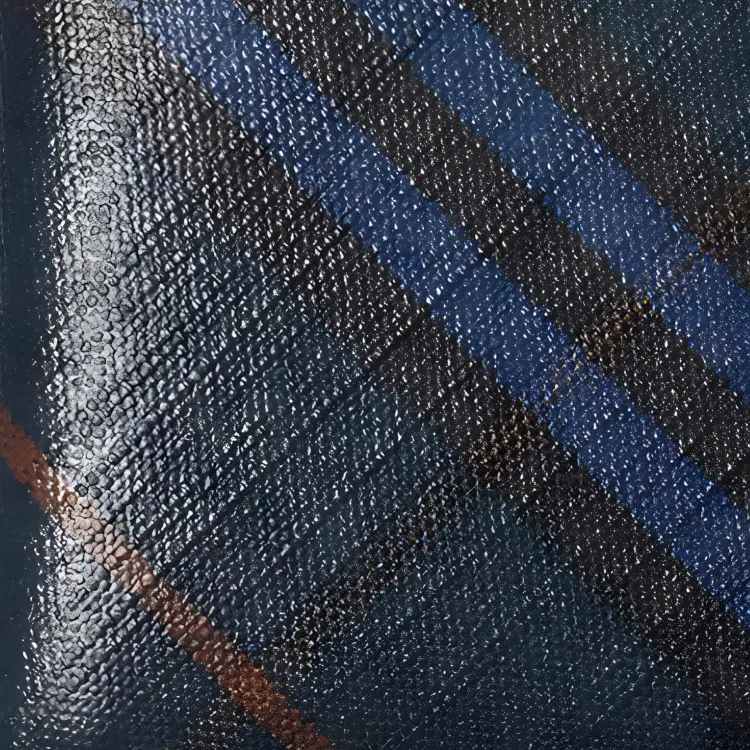Burberry Cotton Wallet Men's Midnight Blue-3