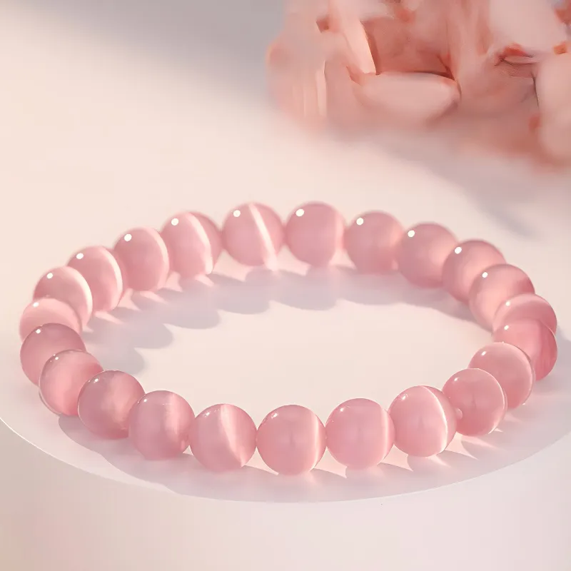 MUSHIFEN Glass Cat Eye Bracelets Women's-1