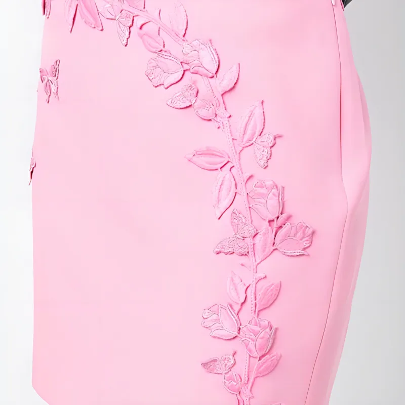 Blumarine Casual Short Skirts Women's Pink-4